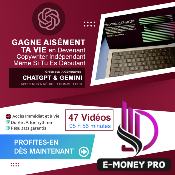 Gagne +250.000FCFA/mois avec ChatGPT en Devenant Copywriter Freelance Pro – Image 2